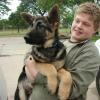 Anthony and Trigger at Detroit Metro Airport Trigger going to Frankfort German